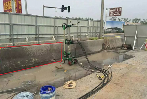 公路护栏切割拆除